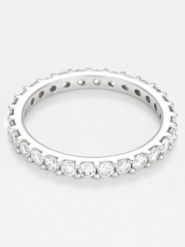 DIAMANTA Złoty pierścionek "Tour Complet Lumineux" z diamentami rozmiar: 58. Szare pierścionki DIAMANTA, z diamentem, złote. Za 5,842.99 zł.