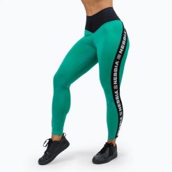 Legginsy treningowe damskie NEBBIA Iconic. Zielone legginsy Nebbia, l, bez wzorów. Za 219.99 zł.