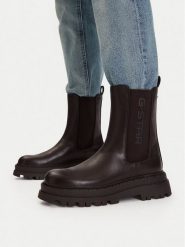 G-STAR Sztyblety CEO-HY8866-9 Brązowy. Brązowe botki G-Star, bez wzorów, ze skóry, bez obcasa, na płaskiej podeszwie, bez zapięcia. Za 269.99 zł.