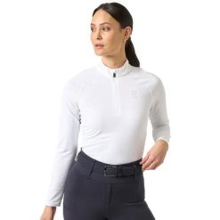 Damska bielizna termoaktywna PS of Sweden Evelina Crystal. Biała koszule nocne PS OF SWEDEN, bez wzorów, sportowe, bez ramiączek. Za 389.00 zł.