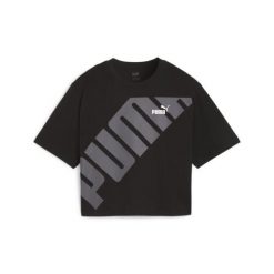 Koszulka Puma Power Cropped. Czarne koszulki sportowe Puma, bez wzorów, bez ramiączek. Za 69.99 zł.