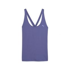 Damska luźna koszulka bez rękawów MOVE CLOUDSPUN PUMA Blue Crystal. Niebieskie koszulki sportowe Puma, bez wzorów, bez ramiączek. W wyprzedaży za 104.00 zł.