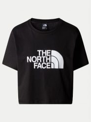 The North Face T-Shirt Easy NF0A87NA Czarny Relaxed Fit. Czarne t-shirty The North Face, l, bez wzorów, z bawełny, bez kołnierzyka, bez ramiączek. Za 99.99 zł.
