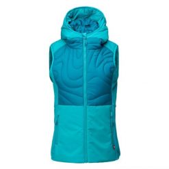 Kamizelka damska pikowana Elbrus Mado Vest Wo's Primaloft - morska, Rozmiar XL. Zielone kamizelki ELBRUS, l, bez wzorów, z nylonu, bez kaptura. Za 299.99 zł.