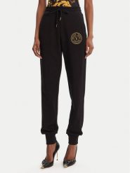 Versace Jeans Couture Spodnie dresowe 79HAAT00 CF01T Czarny Regular Fit. Czarne spodnie dresowe Versace Jeans Couture, xl, bez wzorów, z bawełny. Za 979.99 zł.