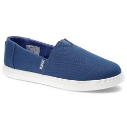 Niebieskie Tenisówki Big Star Wygodne Damskie Buty. Niebieskie trampki Big Star, bez wzorów, z gumy, bez zapięcia. Za 79.00 zł.