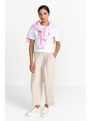 Rich & Royal Koszulka w kolorze białym rozmiar: XL. Białe bluzki Rich & Royal, xl, bez wzorów, z bawełny, bez kołnierzyka, bez ramiączek. Za 100.75 zł.