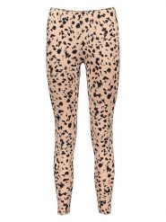 Juvia Legginsy w kolorze jasnobrązowo-czarnym rozmiar: XL. Brązowe legginsy Juvia, xl, bez wzorów. Za 119.95 zł.