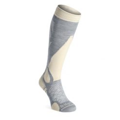 Skarpety narciarskie damskie Bridgedale Ski Lightweight Merino Performance. Szare skarpety Bridgedale, bez wzorów. Za 75.99 zł.