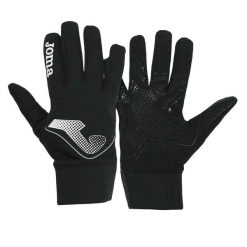 Rękawiczki Unisex Dla Dorosłych Żebrowane. Czarne rękawiczki Joma, bez wzorów, sportowe. Za 101.99 zł.