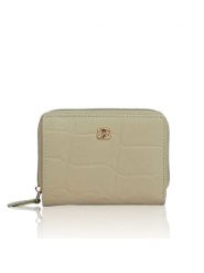 Bellicci Skórzany portfel "Veneta" w kolorze beżowym - 11 x 8 x 2 cm rozmiar: onesize. Brązowe portfele Bellicci, bez wzorów, z materiału. Za 113.36 zł.