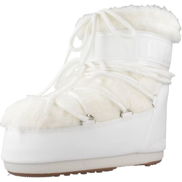 Buty MOON BOOT MB ICON LOW FAUX FUR Biały. Białe trekkingi Moon Boot, trekkingowe. Za 1,087.99 zł.