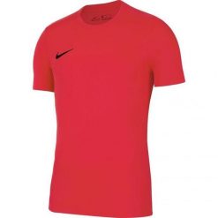 Koszulka Z Krótkim Rękawem Unisex Dla Dorosłych Dry Park VII. Czerwone bluzki Nike, m, bez wzorów, sportowe, bez kołnierzyka, bez ramiączek. Za 117.99 zł.