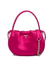 Guess Torebka Elsie Mini HWSE96 50750 Różowy. Czerwone torebki klasyczne Guess, z aplikacjami, z materiału, bez dodatków. Za 589.99 zł.