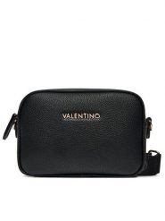 Valentino Torebka Never VBS8GL15 Czarny. Czarne listonoszki Valentino, bez wzorów, ze skóry, bez dodatków. Za 249.99 zł.
