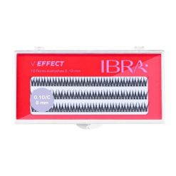 Ibra V Effect Sztuczne rzęsy 1 ct 8mm Black. Sztuczne rzęsy Ibra. Za 91.79 zł.