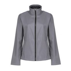 Kurtka Softshellowa Damska Do Druku. Czarne kurtki sportowe Regatta, xl, bez wzorów, z softshellu, bez kaptura, trekkingowe. Za 98.99 zł.