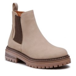 Botki Jenny Fairy. Brązowe botki Jenny Fairy, bez wzorów, bez obcasa, na płaskiej podeszwie, bez zapięcia. Za 135.99 zł.