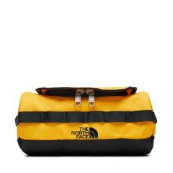 Kosmetyczka The North Face. Żółte kufry i kosmetyczki The North Face, bez wzorów, z materiału, bez dodatków. Za 109.99 zł.