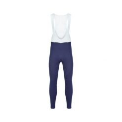 Damskie długie spodnie kolarskie z szelkami Essential – Granatowe. Niebieskie spodnie sportowe KEADA SPORTS, m, bez wzorów, rowerowe. Za 332.00 zł.