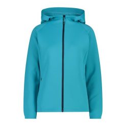 Bluza damska turystyczna CMP 32C8386. Niebieskie bluzy CMP, l, bez wzorów, bez kaptura. W wyprzedaży za 209.99 zł.