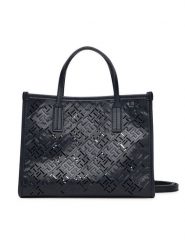 Tommy Hilfiger Torebka Th City Mini AW0AW17500 Granatowy. Niebieskie torebki klasyczne TOMMY HILFIGER, bez wzorów, ze skóry, bez dodatków. Za 699.99 zł.
