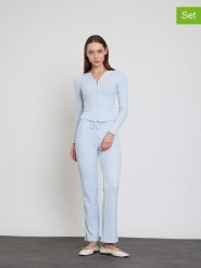 BGN 2-częściowy zestaw w kolorze błękitnym rozmiar: 40. Niebieskie swetry BGN, bez wzorów, bez ramiączek. Za 152.99 zł.