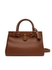 Tommy Hilfiger Torebka American Icon Mini Tote Leather AW0AW17926 Brązowy. Brązowe torebki klasyczne TOMMY HILFIGER, bez wzorów, ze skóry, bez dodatków. Za 1,299.00 zł.