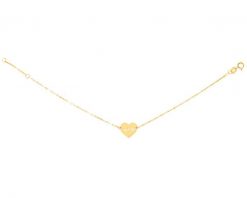 Złota bransoletka - serce, love. Żółte bransoletki Apart, złote. Za 399.00 zł.