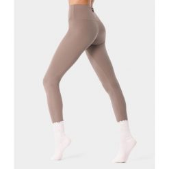 Legginsy crossback na pilates dla kobiet Carpatree Balletcore. Szare legginsy Carpatree, bez zapięcia, na fitness i siłownię. Za 219.99 zł.