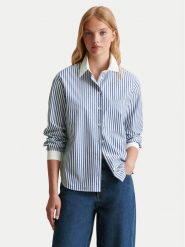 Marc O'Polo Denim Koszula 500 0006 774 Niebieski Regular Fit. Niebieskie koszule Marc O'Polo DENIM, l, bez wzorów, z bawełny, bez kołnierzyka, bez ramiączek. Za 419.99 zł.