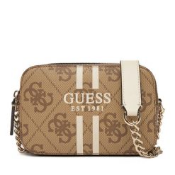 Torebka Guess. Brązowe torebki klasyczne Guess, z aplikacjami, bez dodatków. Za 549.99 zł.