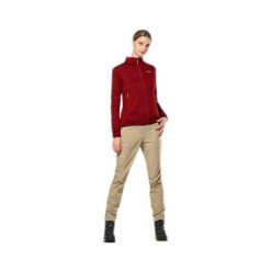Bluza trekkingowa damska Puez Rocca PL Women. Czerwone bluzy Salewa, s, bez wzorów, bez kaptura. Za 409.99 zł.