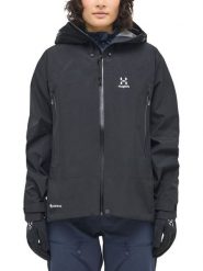 Haglöfs Kurtka funkcyjna "ROC Flash GTX" w kolorze czarnym rozmiar: XS. Czarne kurtki sportowe Haglöfs, s, bez wzorów, z gore-texu, bez kaptura, outdoorowe, gore-tex. Za 892.02 zł.