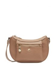 Beverly Hills Polo Club Torebka C-BHPC-L-017-08 Beżowy. Brązowe torebki klasyczne Beverly Hills Polo Club, bez wzorów, z materiału, bez dodatków. Za 159.99 zł.