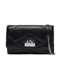 Torebka Armani Exchange. Czarne torebki klasyczne Armani Exchange, bez wzorów, bez dodatków. Za 454.99 zł.