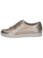 Caprice Skórzane sneakersy w kolorze złotym rozmiar: 38. Żółte trampki Caprice, bez wzorów, ze skóry, bez zapięcia. Za 215.71 zł.