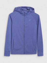 4F Bluza w kolorze niebieskim rozmiar: L. Niebieskie bluzy 4f, l, bez wzorów, z materiału, bez kaptura. Za 118.84 zł.