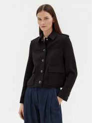 Motivi Kurtka przejściowa Q590Q000718N Czarny Regular Fit. Czarne kurtki Motivi, bez wzorów, z syntetyku, bez kaptura. Za 329.99 zł.