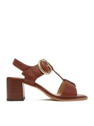 Beverly Hills Polo Club Sandały EO-WB-ISOLDE-09 Brązowy. Brązowe sandały Beverly Hills Polo Club, bez wzorów, ze skóry, bez obcasa, na słupku, bez zapięcia. Za 369.99 zł.