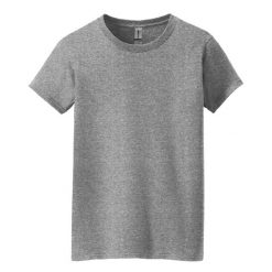 Bawełniana Koszulka Heavy Dla Pań I Panów. Szare bluzki GILDAN, xl, bez wzorów, z bawełny, sportowe, bez kołnierzyka, bez ramiączek. Za 47.99 zł.