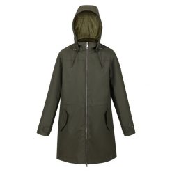 Kurtka turystyczna damska Fantina Regatta parka z kapturem. Zielone parki Regatta, xl, z puchu, sportowe, z kapturem. W wyprzedaży za 209.99 zł.