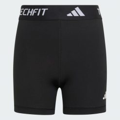Krótkie Legginsy Techfit. Białe legginsy Adidas, bez wzorów, krótkie. Za 99.95 zł.
