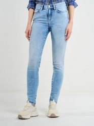 BIG STAR Dżinsy - Skinny fit - w kolorze błękitnym rozmiar: W31/L34. Niebieskie jeansy Big Star, l, z aplikacjami. Za 163.26 zł.