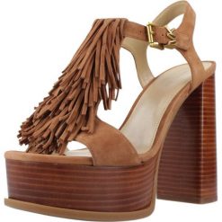 Sandały MICHAEL KORS INDRA Brązowy. Brązowe sandały MICHAEL KORS ACCESS, bez wzorów, ze skóry, sportowe, bez obcasa, bez zapięcia. Za 736.99 zł.