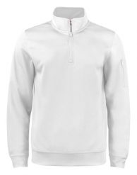 Clique Basic Active Half Zip bluza unisex 100% poliester – White. Białe bluzy CLIQUE, s, bez wzorów, z poliesteru, bez kaptura. Za 172.64 zł.