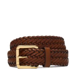 Pasek LAUREN RALPH LAUREN. Brązowe paski Lauren Ralph Lauren, bez wzorów. Za 419.99 zł.