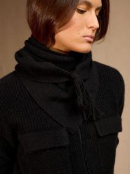 Perfect Cashmere Kaszmirowy szal "Condeixa" w kolorze czarnym - 103 x 49 cm rozmiar: onesize. Czarne szaliki Perfect Cashmere, bez wzorów, z kaszmiru. Za 217.99 zł.