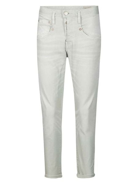 Herrlicher Spodnie w kolorze jasnozielonym rozmiar: W27. Zielone spodnie materiałowe Herrlicher, bez wzorów, z materiału. Za 203.99 zł.