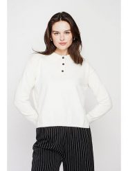 C& Jo Sweter w kolorze białym rozmiar: 38. Białe swetry C& Jo, bez wzorów, bez ramiączek. Za 121.99 zł.